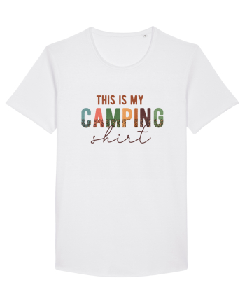 This is my camping shirt White