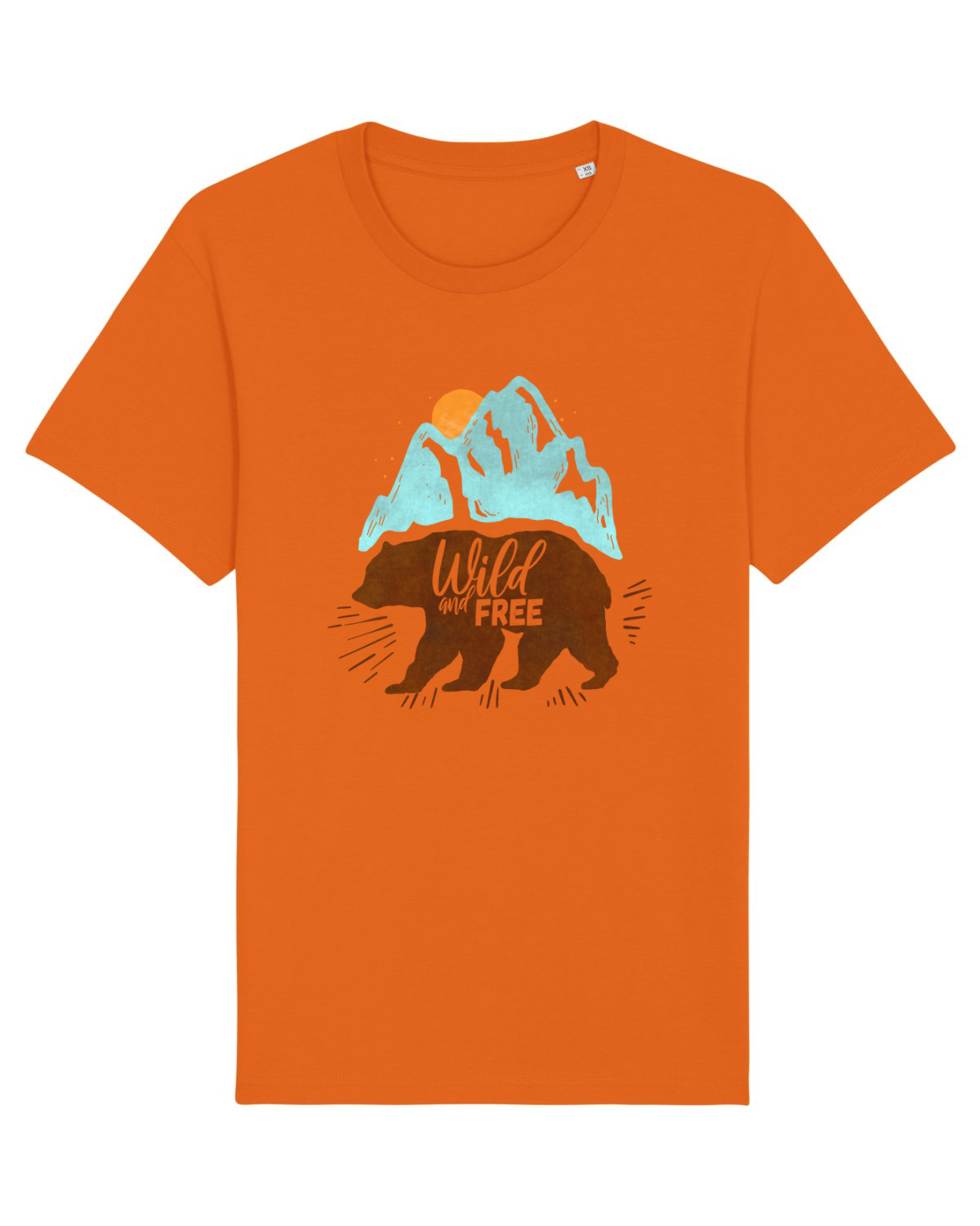 Tricou mânecă scurtă Unisex Rocker Bright Orange