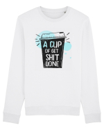 A Cup of Get Shit Done Bluză mânecă lungă Unisex Rise