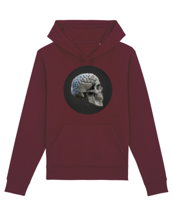 Craniu (cu creier) skullbrain 01 Burgundy