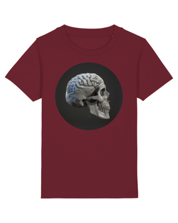 Craniu (cu creier) skullbrain 01 Burgundy