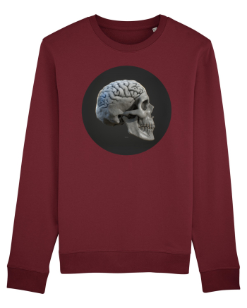 Craniu (cu creier) skullbrain 01 Burgundy