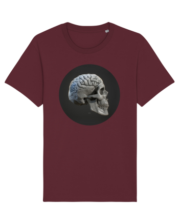 Craniu (cu creier) skullbrain 01 Burgundy