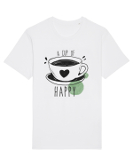 A Cup Of Happy Tricou mânecă scurtă Unisex Rocker