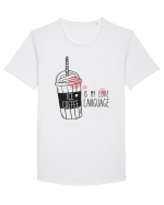 Ice Coffee is My Love Language Tricou mânecă scurtă guler larg Bărbat Skater