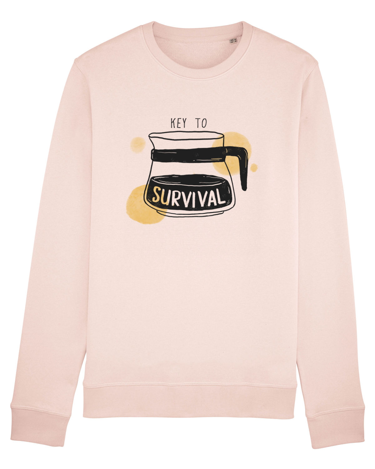 Bluză mânecă lungă Unisex Rise Candy Pink