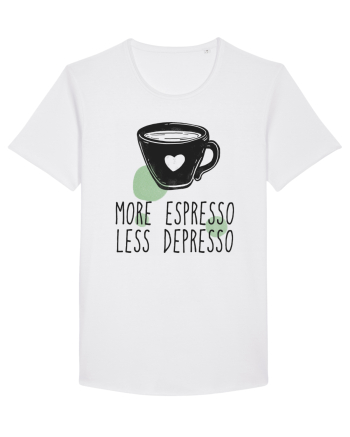 More Espresso Less Depresso White
