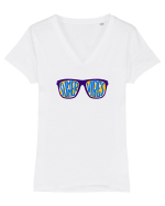 Summer Vibes Tricou mânecă scurtă guler V Damă Evoker