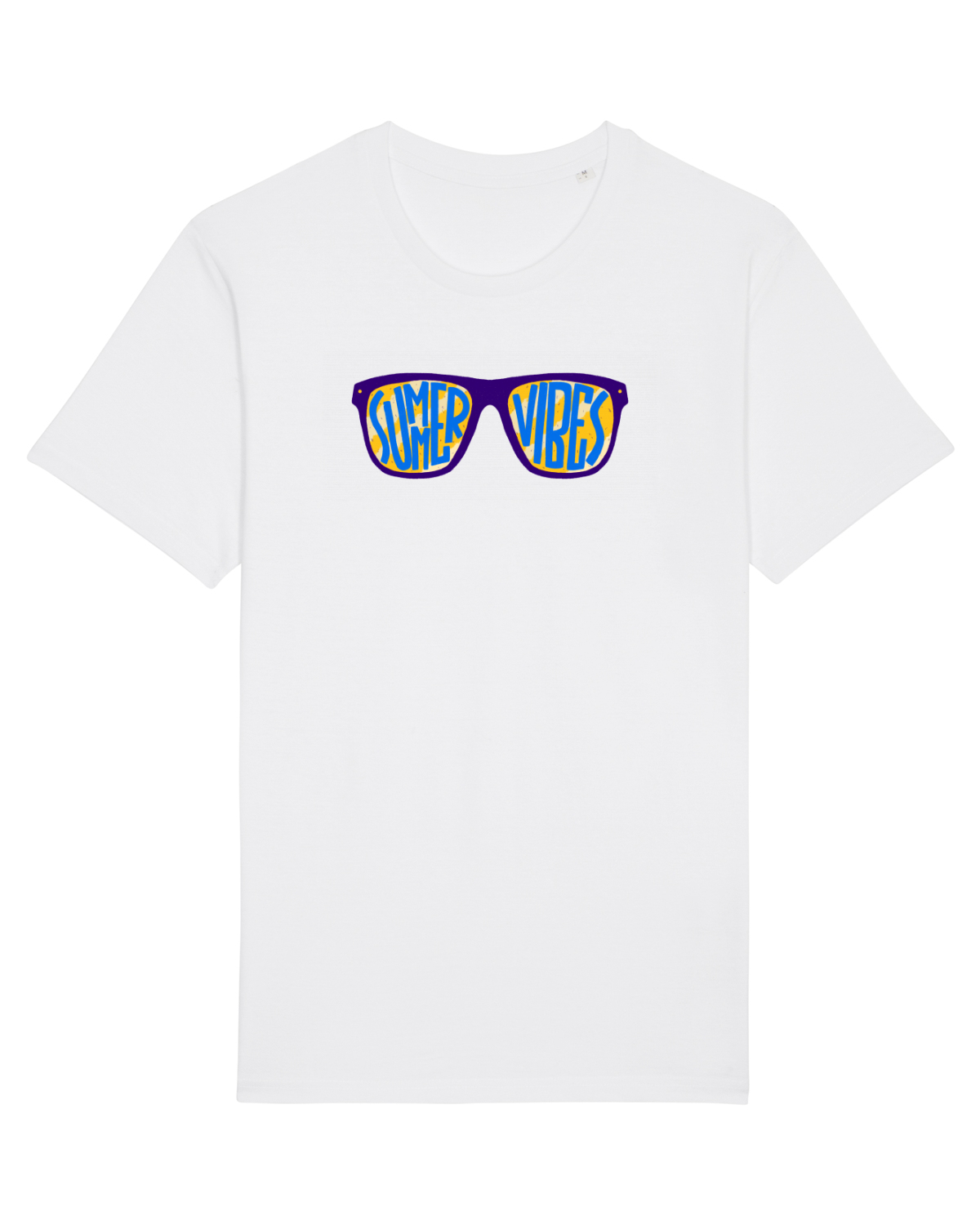 Tricou mânecă scurtă Unisex Rocker White