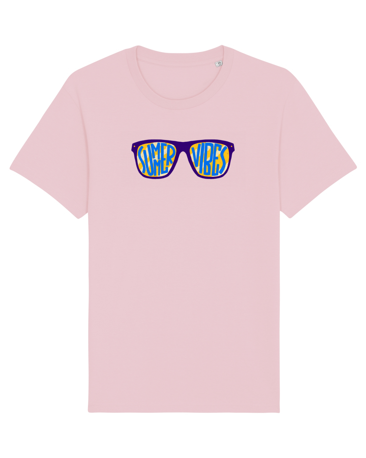 Tricou mânecă scurtă Unisex Rocker Cotton Pink
