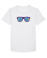 Summer Vibes Tricou mânecă scurtă guler larg Bărbat Skater