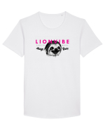 Lion vibe Tricou mânecă scurtă guler larg Bărbat Skater