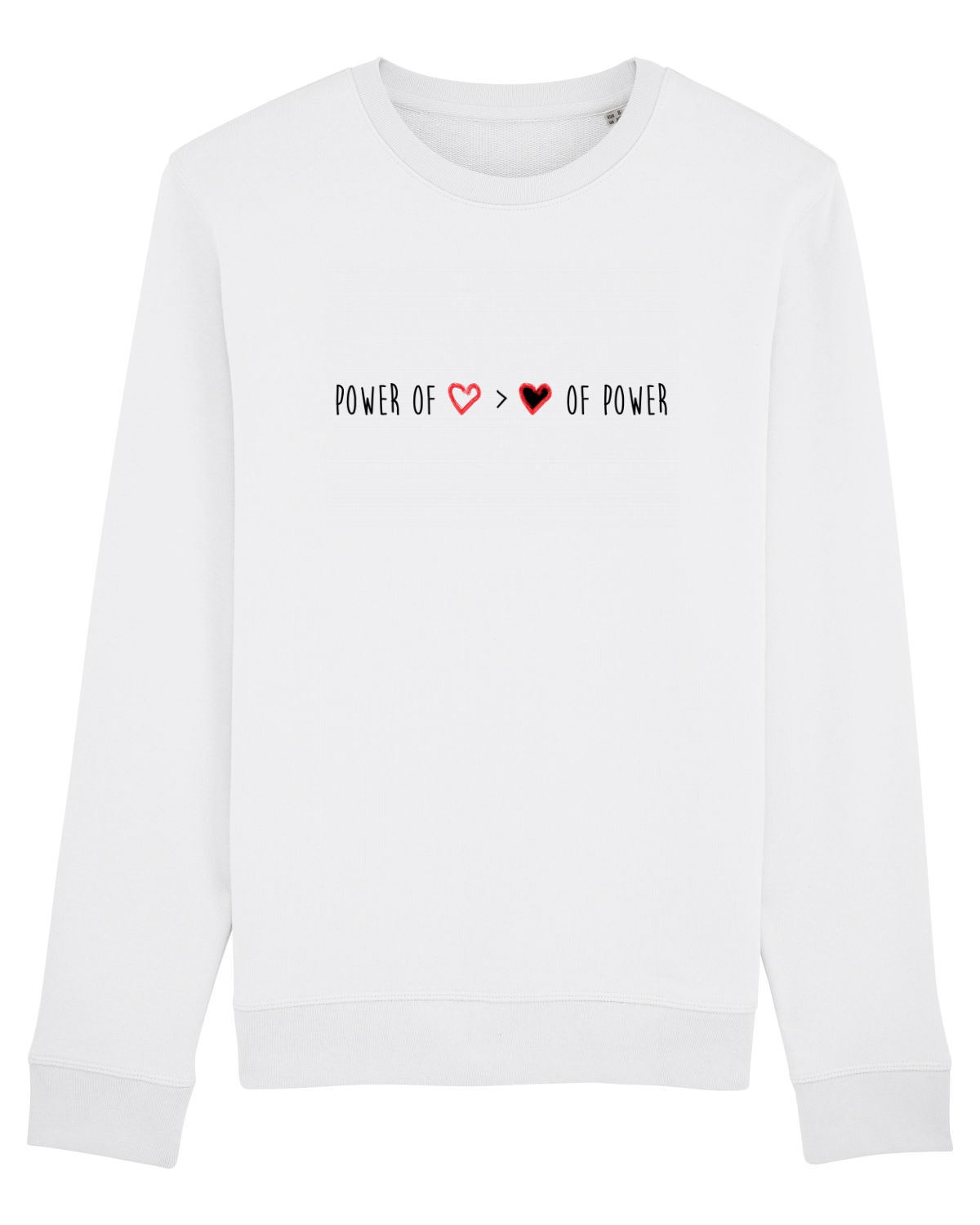 Bluză mânecă lungă Unisex Rise White