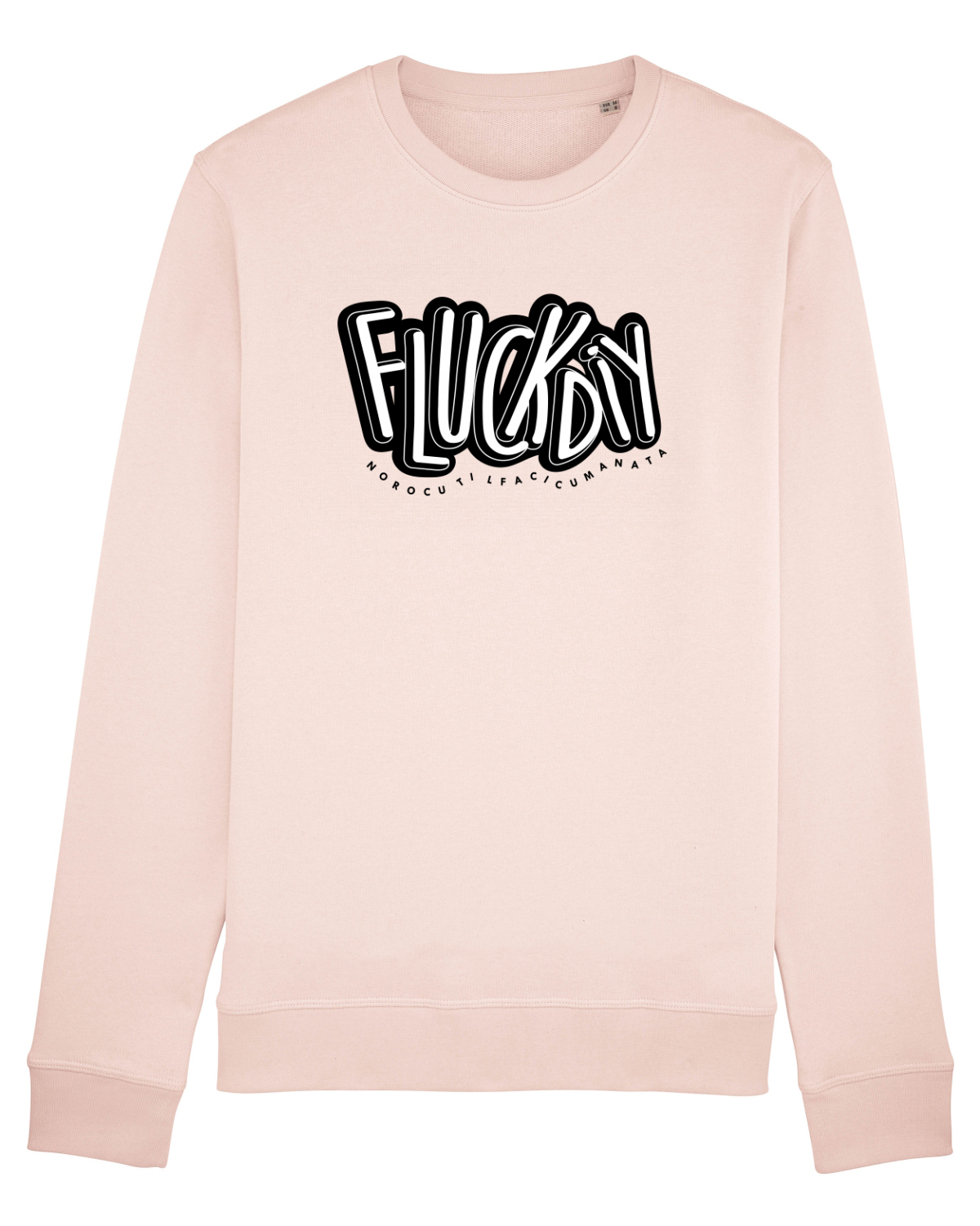 Bluză mânecă lungă Unisex Rise Candy Pink