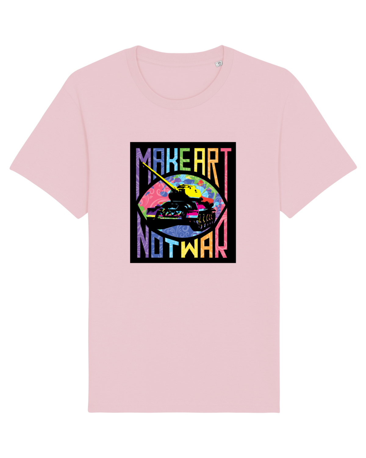 Tricou mânecă scurtă Unisex Rocker Cotton Pink