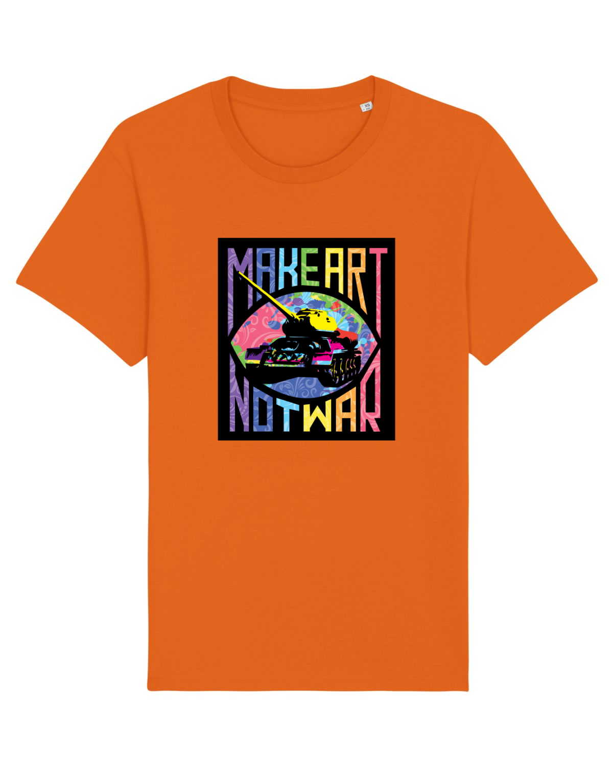 Tricou mânecă scurtă Unisex Rocker Bright Orange