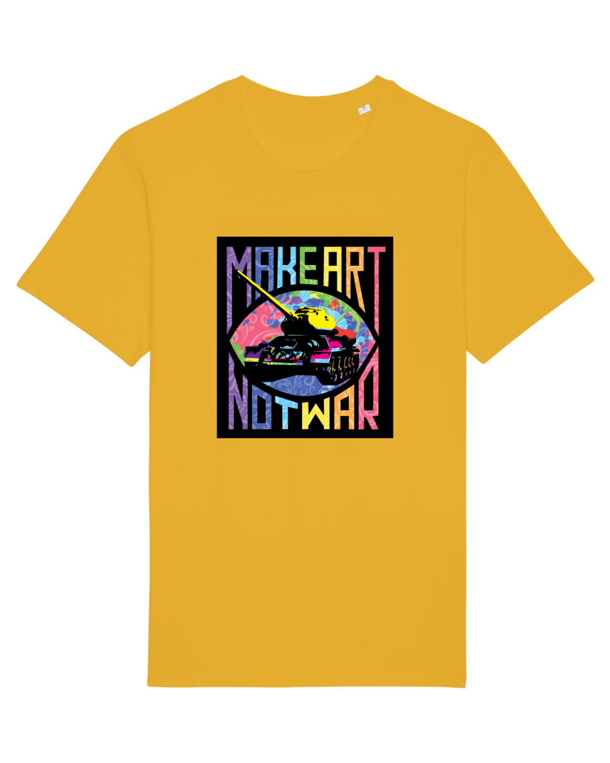 Tricou mânecă scurtă Unisex Rocker Spectra Yellow
