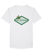 Las Veganas Tricou mânecă scurtă guler larg Bărbat Skater