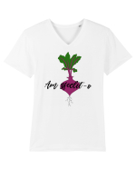 Am sfeclit-o Tricou mânecă scurtă guler V Bărbat Presenter