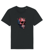 Craniu skullmaul 01 Tricou mânecă scurtă Unisex Rocker