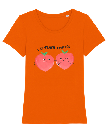 I Ap-Peach-iate You Bright Orange