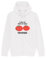 I Love You From My Head Tomatoes Hanorac cu fermoar Unisex Connector