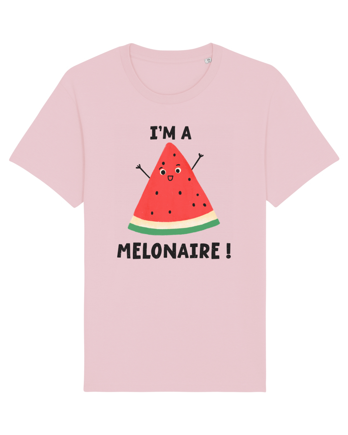 Tricou mânecă scurtă Unisex Rocker Cotton Pink