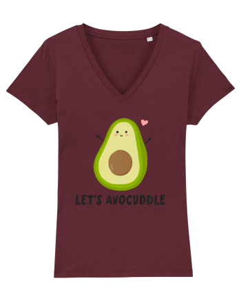 Let's Avocuddle Burgundy