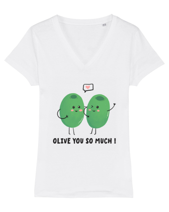 Olive You So Much! White