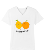 Everyday Is Mangonificent Tricou mânecă scurtă guler V Bărbat Presenter