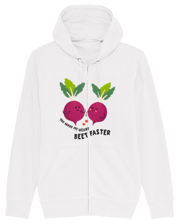 You Make My Heart Beet Faster White