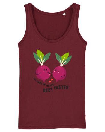 You Make My Heart Beet Faster Burgundy