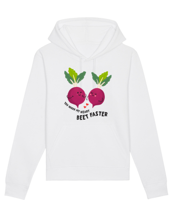 You Make My Heart Beet Faster White