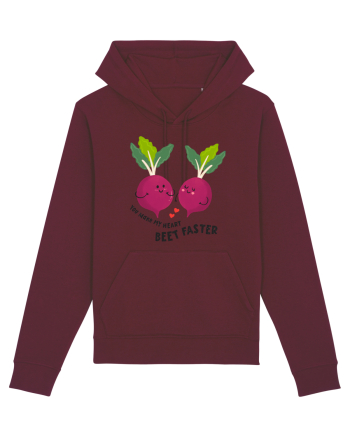 You Make My Heart Beet Faster Burgundy