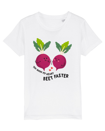 You Make My Heart Beet Faster White