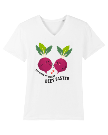 You Make My Heart Beet Faster White