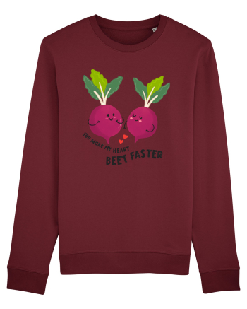 You Make My Heart Beet Faster Burgundy
