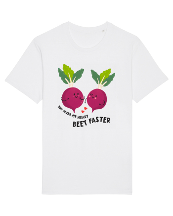You Make My Heart Beet Faster White