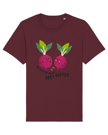 You Make My Heart Beet Faster Burgundy
