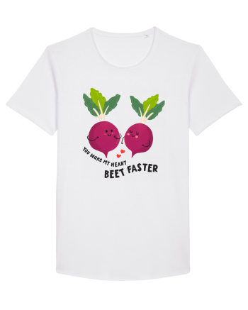 You Make My Heart Beet Faster White