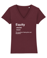 Equity Tricou mânecă scurtă guler V Damă Evoker