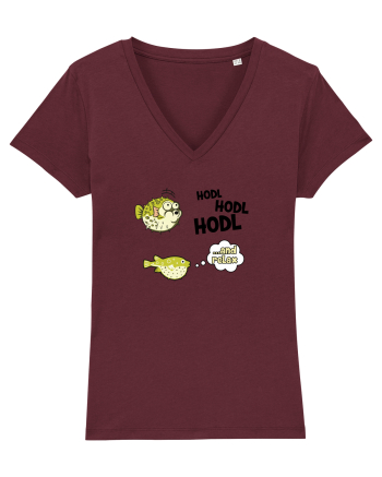 HODL HODL HODL Burgundy
