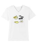 HODL HODL HODL Tricou mânecă scurtă guler V Bărbat Presenter