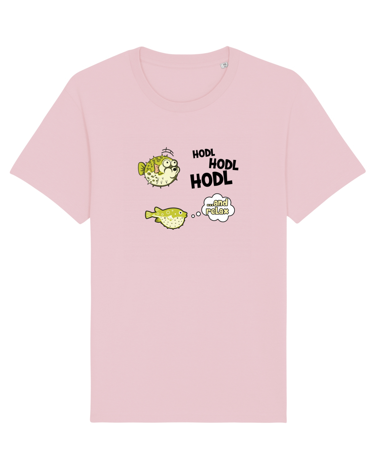 Tricou mânecă scurtă Unisex Rocker Cotton Pink