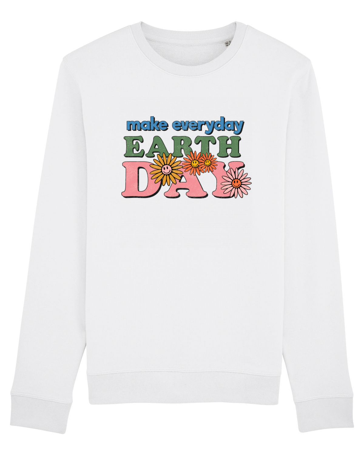 Bluză mânecă lungă Unisex Rise White