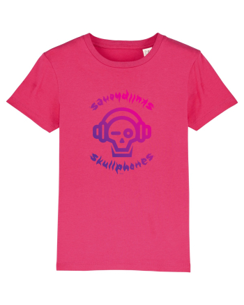 Craniu cu casti - skullphones logo Raspberry