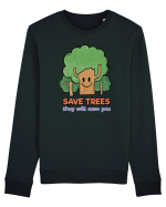 Save Trees, They will Save You Bluză mânecă lungă Unisex Rise