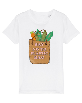 Say No to Plastic Bag White