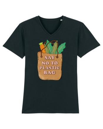 Say No to Plastic Bag Black