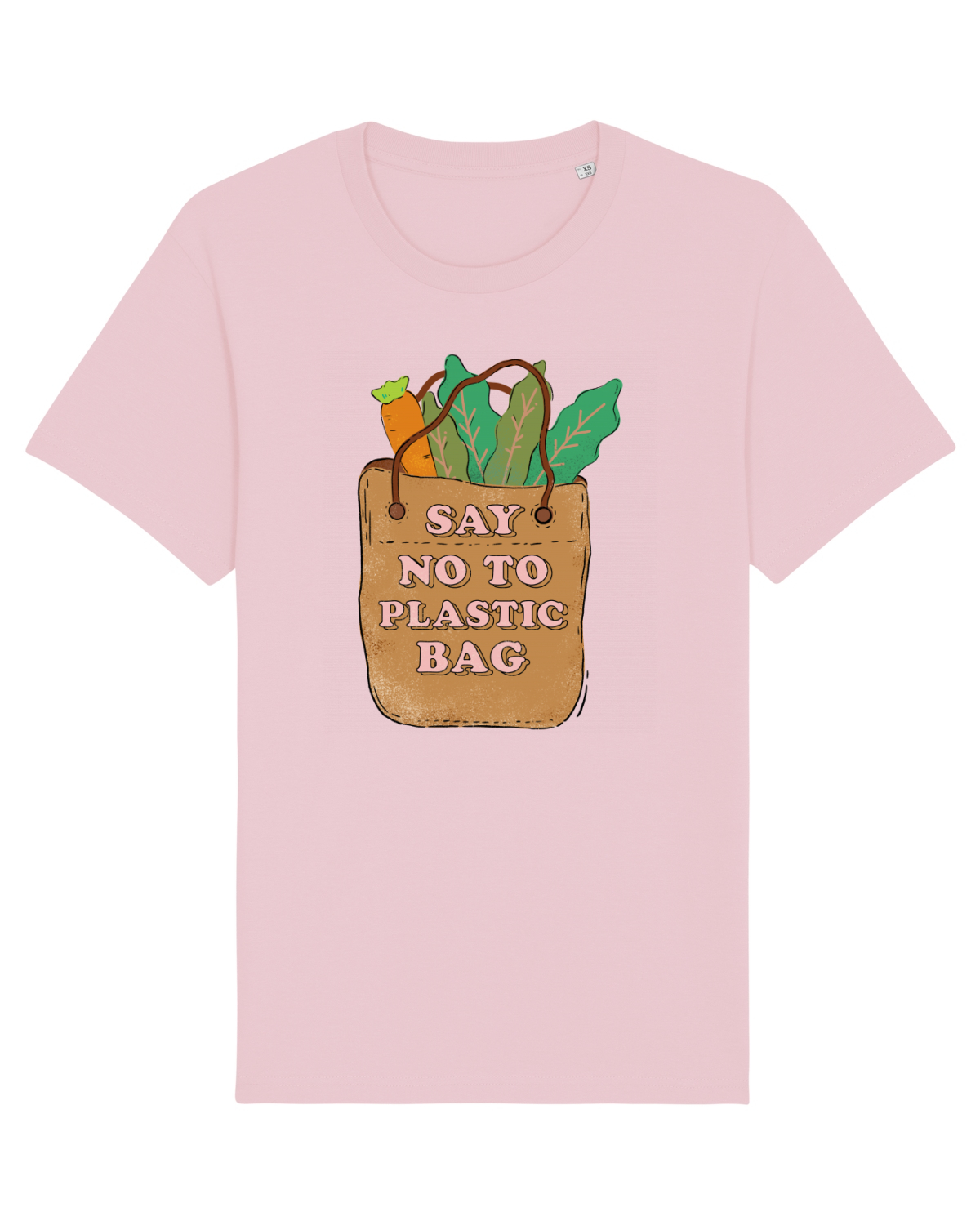 Tricou mânecă scurtă Unisex Rocker Cotton Pink